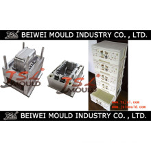 OEM Custom Injection Plastic Drawer Cabinet Mould